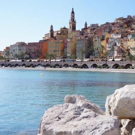 La Pietonne-plage-clim * Menton
